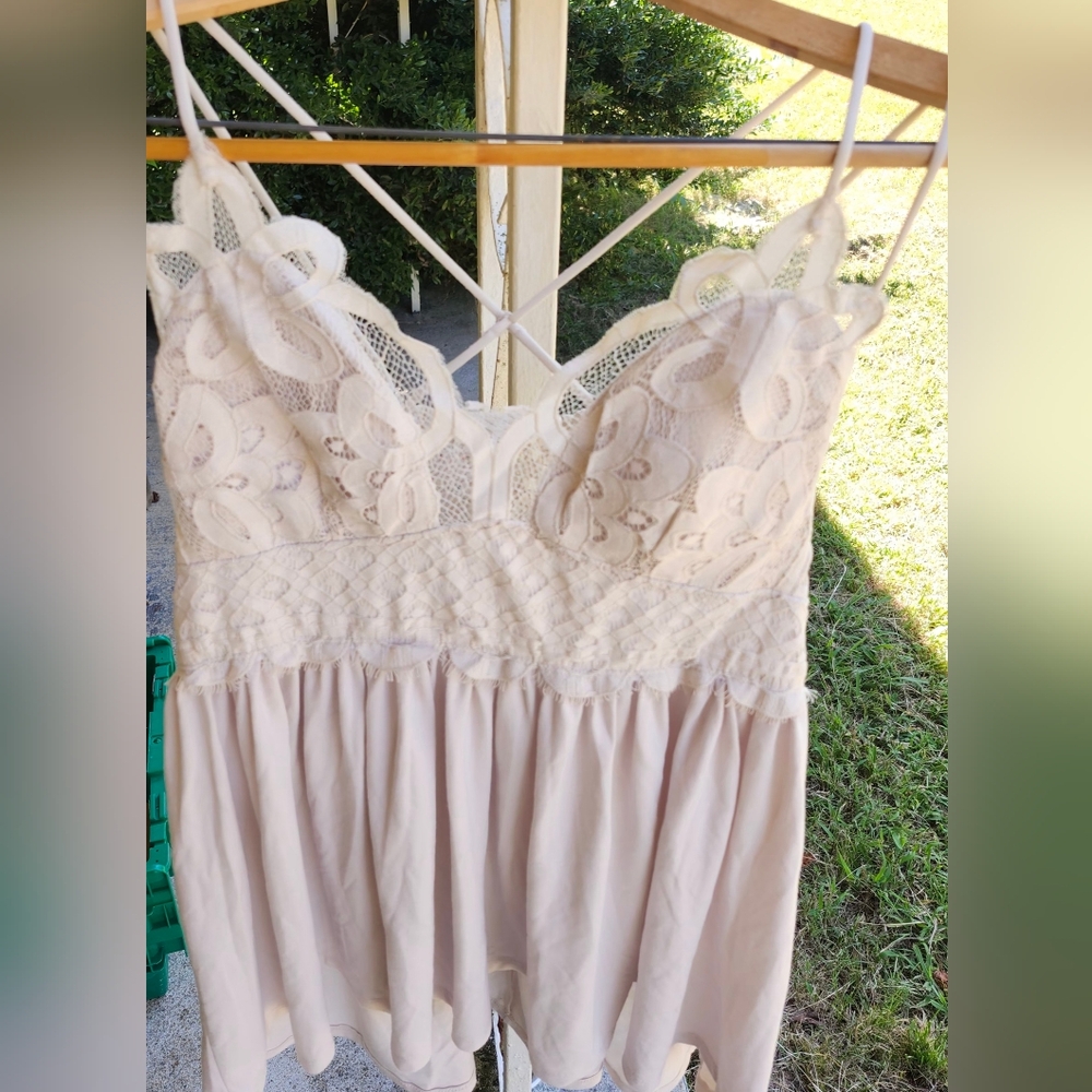 Zenana Outfitters Strappy Lace Dress
